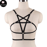 Rave Wear Pentagram Bra