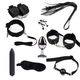 Sex Toys for Couples Exotic Accessories Nylon BDSM Sex Bondage Set Sexy Lingerie Handcuffs Whip Rope Anal Vibrator Sex Products