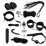 Sex Toys for Couples Exotic Accessories Nylon BDSM Sex Bondage Set Sexy Lingerie Handcuffs Whip Rope Anal Vibrator Sex Products